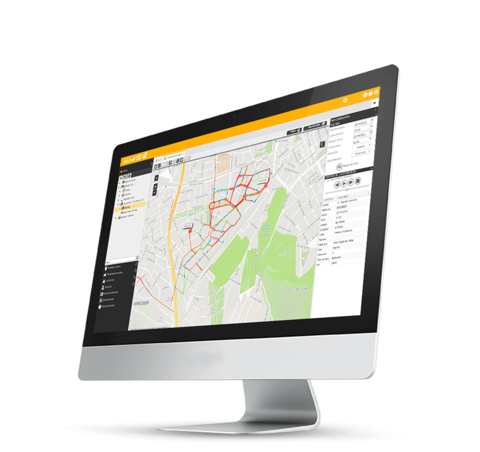 Tracking of garbage trucks and route planning with MAWIS U2